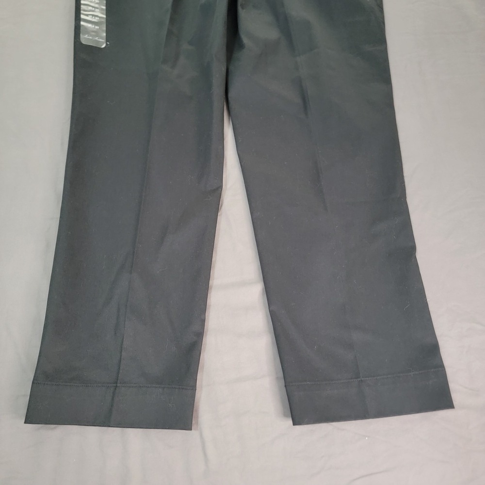 New Brooks Brothers Advantage Chino Stretch Pants Mens 38x30 Black Clark Fit - Picture 5 of 12